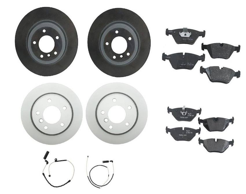 BMW Brake Kit - Pads and Rotors Front &  Rear (325mm/294mm)